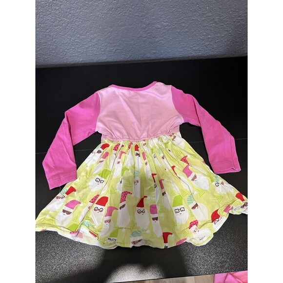 3 Girl’s Dresses Size 3T Toddler Ricrac & Ruffles Embroidered Christmas - Picture 5 of 13